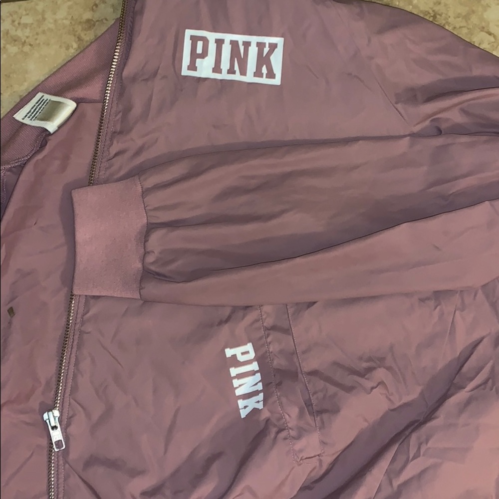 Lavender bomber jacket